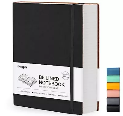 Large Lined Journal Notebook With 304 Numbered Pages - B5 College Ruled Thick... • $19.99
