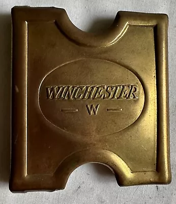 Antique Winchester W Guns  Cartridge  Belt Buckle Anson Mills 1881 T.C. Orndorff • $150