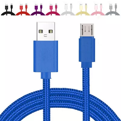 3/6/10Ft Micro USB  Fast Charger Data Sync Cable Cord Samsung LG HTC Android • $5.99