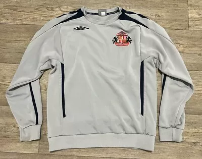 Sunderland Umbro Grey Sweater Size XL Pullover Jumper Crew Neck • £16.95