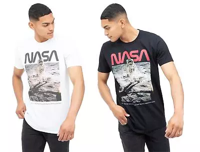 NASA Mens T-shirt Aldrin Top Tee S-2XL Official • £10.49