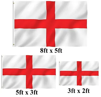 £2.99 • Buy England Flag | World Cup Flag St George Flag Football | 3 Different Sizes
