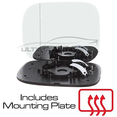 Wing Mirror Glass Volvo XC90 2006-2015 Heated Aspherical Passenger Side Left • $22.96