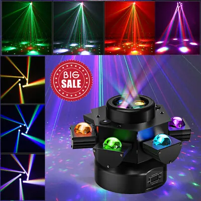 £152.99 • Buy 10 LED Moving Head RGBW DMX Laser Stage Lighting Party DJ Disco Club Show Lights