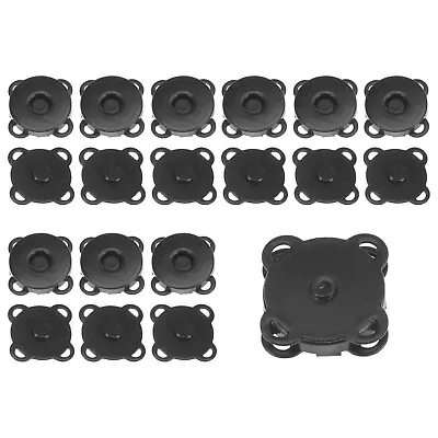 10 Sets Magnetic Snap 18mm Metal Fasteners For Clothing Purse Black • $11.17