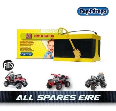 £149.95 • Buy Peg Perego Official Licensed 24v Volt 12ah Battery For Gaucho Superpower