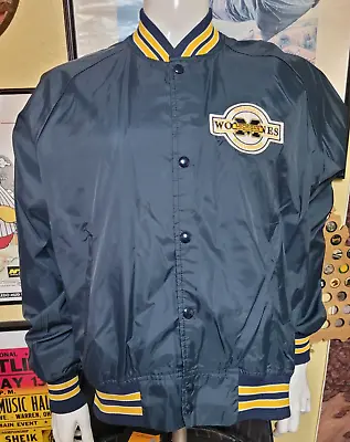 VTG 80s 90s Michigan Wolverines Windbreaker Starter Chalkine Style XL • $34.99