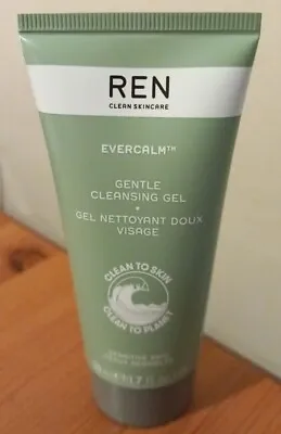 £7.90 • Buy REN Evercalm Gentle Cleansing Gel - 50ml. NEW & SEALED