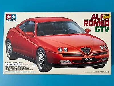 1:24 Scale TAMIYA  ALFA ROMEO GTV Plastic Model Kit. Never Assembled Series #172 • £17