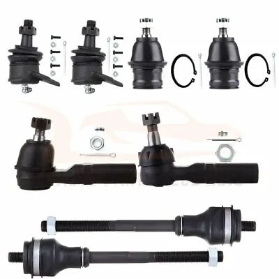 For 97-99 Dodge Dakota 4WD 8x Front Upper Lower Ball Joints Inner Outer Tie Rods • $51.77