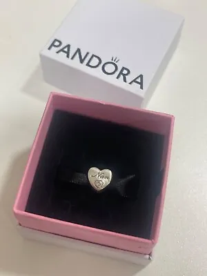 Pandora Silver Nan Charm With Box Mothers Day Gift *NEXT DAY DELIVERY* • £17.99