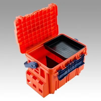 Versus Meiho Bucket Mouth Tackle Box Orange @ Otto's TW • $70.74