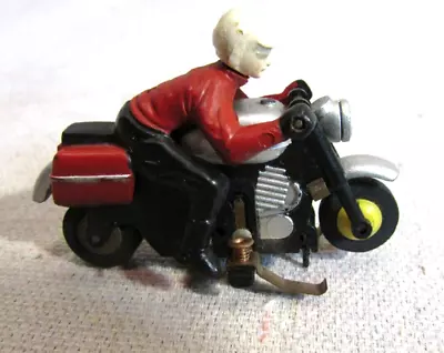 1960's Slot Car Aurora Thunderjet  500 Red Motorcycle HO Scale • $41