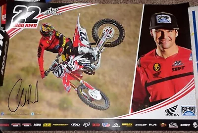 Chad REED #22 Signed HONDA Poster Supercross - Two Two MS • $49.99