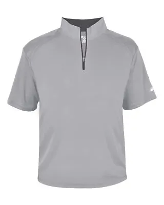 Badger Men's B-Core Short-Sleeve 1/4 Zip Pullover Baseball Cage Jacket • $24.99