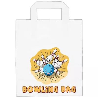 Ten Pin Bowling Party Bags Boys Girls Kids Food Sweets Goody Bags (pack Of 6) • £5.99