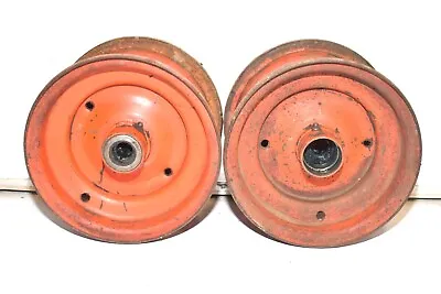 1975 Jim Dandy Economy 1614 Garden Tractor * 8  FRONT WHEEL RIM SET * Mower Part • $42.95