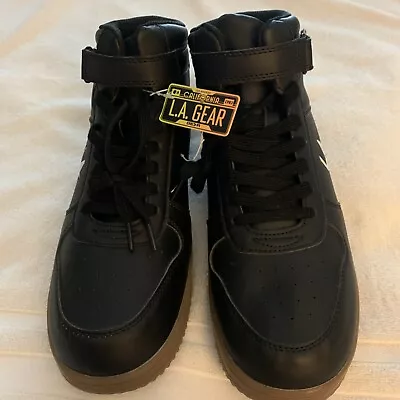 LA Gear Black Hi Top Men’s Size 11.5 • $51
