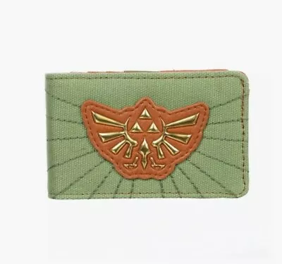 The Legend Of Zelda Hyrule Metal Badge Money Clip Bifold Wallet - NWT • $29.99