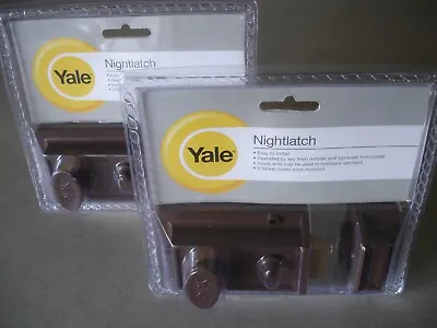 Yale Single Cylinder Night Latch - X 2 AUSTRALIA BRAND • $35