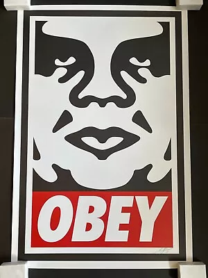 SHEPARD FAIREY OBEY GIANT - Icon SIGNED Art Print Offset Lithograph • £90