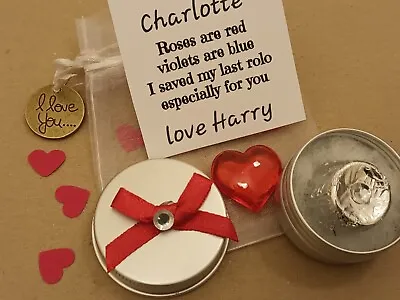 My Last Rolo Gift Him Her Husband Wife I Love You Valentines Day Personalised  • £6.95