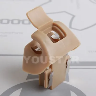 US STOCK X1 Beige Cream Sun Visor Mount Clip For Mercedes R129 300SL SL500 SL320 • $29.90