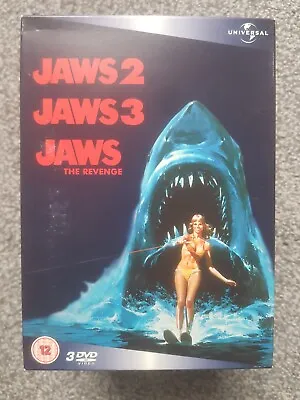 £9.99 • Buy Jaws 2 3 4 The Revenge Collection - UK Region 2 Dvds - 3 Film Boxset