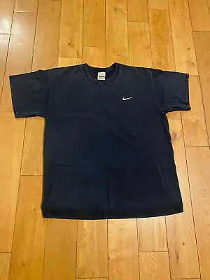 Nike Black Shirt Vintage XL Stained On Back Tee • $14.43