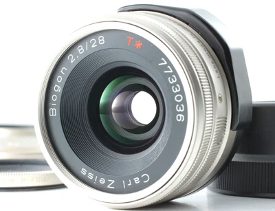 £244.53 • Buy 【 Near Mint＋ 】Contax Carl Zeiss Biogon 28mm F/2.8 For G1 G2 Lens From Japan #524