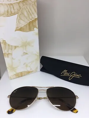 NEW MAUI JIM Baby Beach Sunglasses MJ 245-16 Gold / HCL® Bronze POLARIZED JAPAN • $259.99
