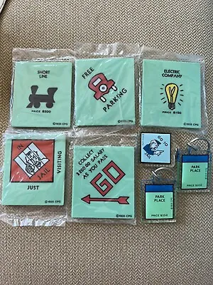 Vintage Keychain Magnet Monopoly Lot Set • $48