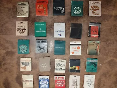 VTG Matchbooks W/Matches Lot Of 25 Various No Duplicates Disney Tobacco Shop • $15