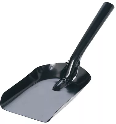 Coal Shovel 100 Mm Black Metal Fireplace Contractors Spade Pet Dog Scoop U303 • £6.19