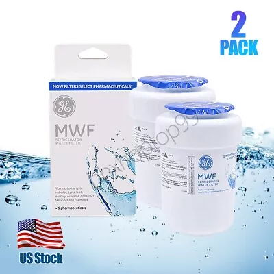 2 Pack New Genuine For GE MWF MWFP GWF 46-9991 Smartwater Fridge Water Filter • $16.99