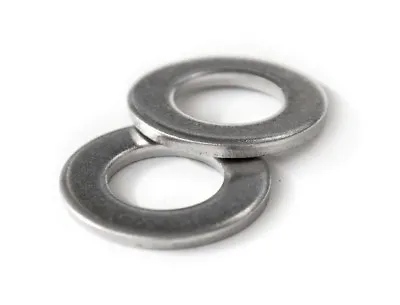 Stainless Steel Flat Washer DIN 125A  M2 M2.5 M3 M4 M5 M6 M8 M10 M12 M14 M16 M20 • $7.81