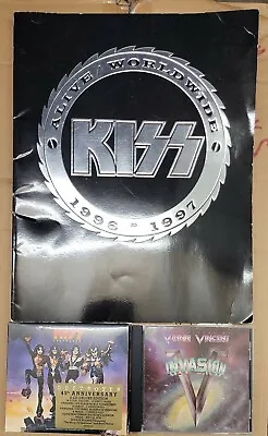 Kiss 1996/97 Alive Worldwide Tour Book DESTROYER DELUXE Vinnie Vincent Invasion  • $49.99