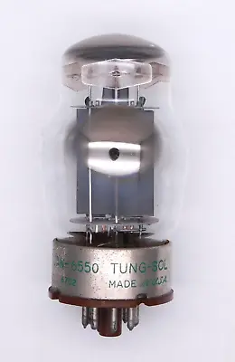 Vintage TUNG-SOL JAN 6550 Shouldered Valve Tube Used Tested (V27) • £150