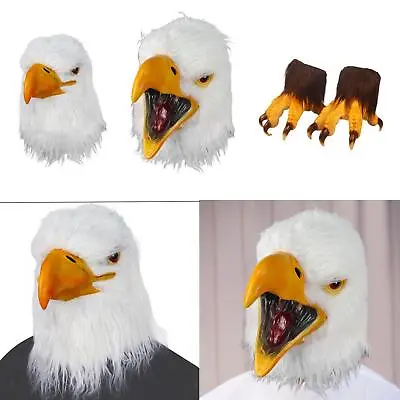 £19.39 • Buy Animal Mask Realistic Eagle Bird Cosplay Props For Carnival Party Costume
