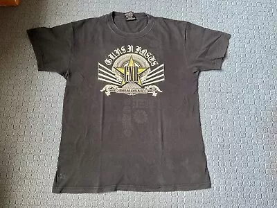 Vintage Guns N' Roses GNR T Shirt 2007 Merch XL. Preowned Black GC. Free Post • $44.90