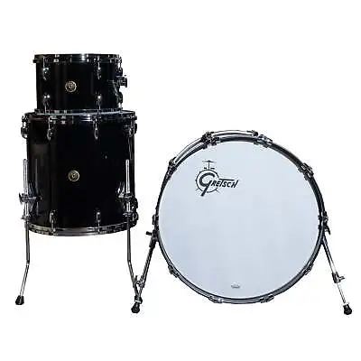 Gretsch USA Custom 3-Piece Shell Kit - Nitron Black • $3575