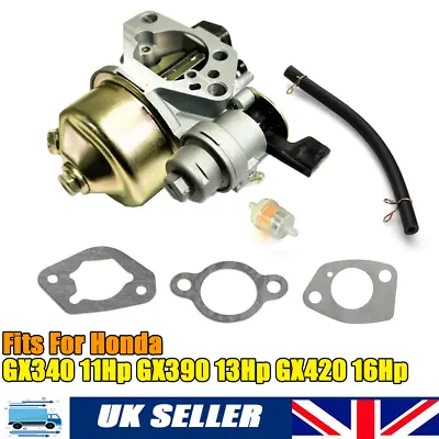 Carburetor Carb For Honda GX340 11Hp GX390 13Hp GX420 16Hp Engine With Gaskets • £10.29