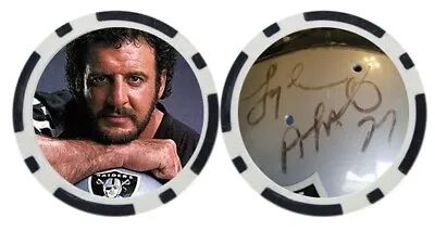 Lyle Alzado / Oakland Raiders - Poker Chip - Golf Ball Marker ***signed*** • $13.29