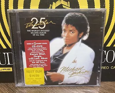 Michael Jackson Thriller 25th Anniversary Edition CD DVD Set New Sealed • $15.99