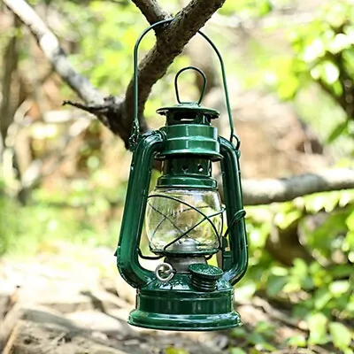 Oil Lamp Mast Vintage Kerosene Lamp Portable Outdoor Camping Light Portable • £10.89