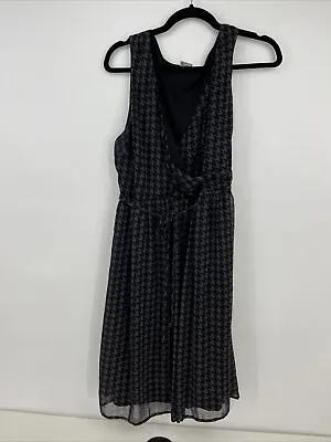 Women's MERONA Sleeveless Summer Dress Grey & Black Sz XL • $7.20