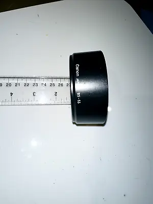 Genuine Canon BS-55 Plastic Bayonet Lens Hood FD FOR 50mm F/1.4 • £25