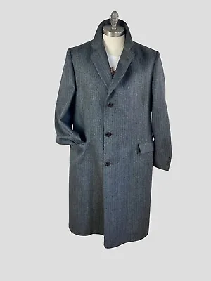 Men’s Herringbone Tweed Wool Vintage Coat Malcolm Kenneth New York • $275