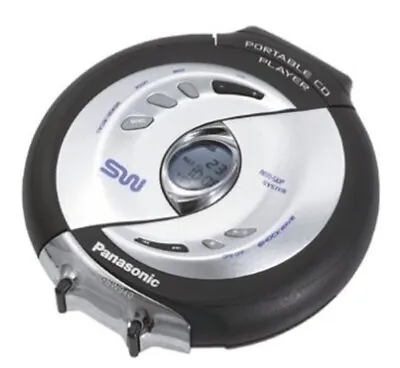 Panasonic Shockwave Water Resistant Portable CD Player Silver - VGC (SL-SW940/S) • £199.99