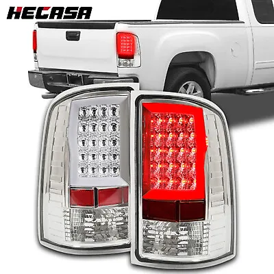 For GMC Sierra 1500 2500HD 3500HD 2007-2014 Tail Lights Rear Brake LED Lamp 2PCS • $118